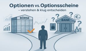 Optionen vs. Optionsscheine: Produkte verstehen und clever investieren